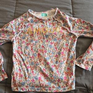 Floral Long Sleeve Kids Tee